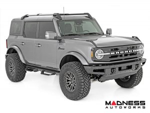 Ford Bronco Side Steps - 4 Door - AL2 Drop Step - Rough Country 